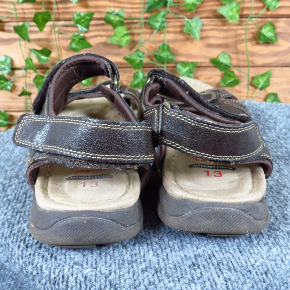 Wrangler MNWR28OP003 Mens Sport Sandals‎ Size 13 Casual Outdoor Brown Synthetic